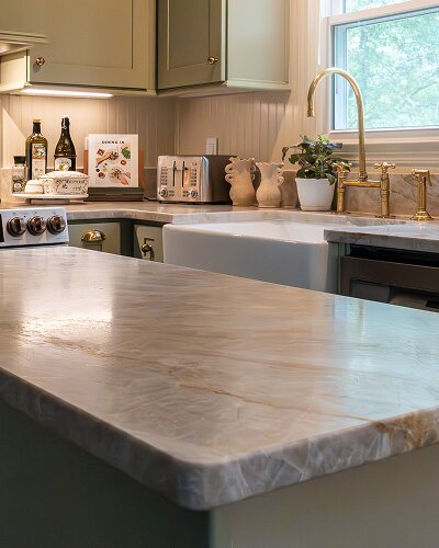 Premium Countertop Materials for Every Style Marble & Exotic Stone